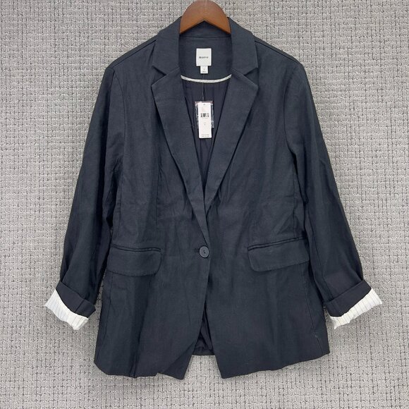 Anthropologie The Ettie Blazer by Maeve Linen Edition Size S - NWT - Picture 1 of 5